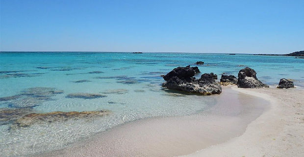 Elafonisi Beach Kréta