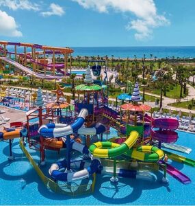 Turecko - hotel s aquaparkem a tobogány