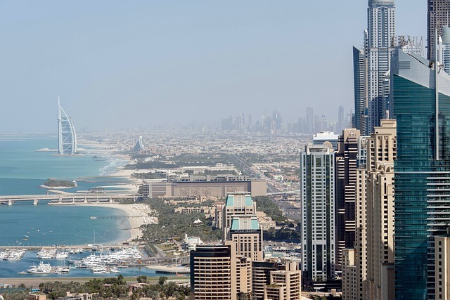 Pohled na Dubaj
