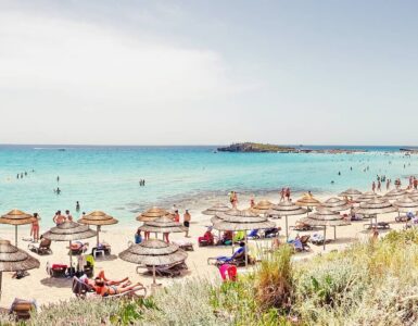 Nissi Beach Aiya Napa Kypr