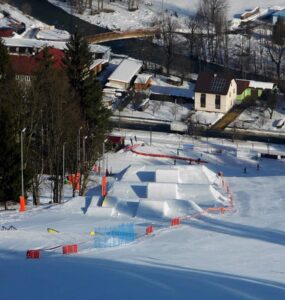Snowpark Karolinka v Beskydech
