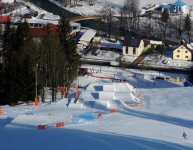Snowpark Karolinka v Beskydech