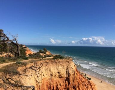 Felicia beach, Albufeira, Portugalsko