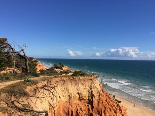 Felicia beach, Albufeira, Portugalsko