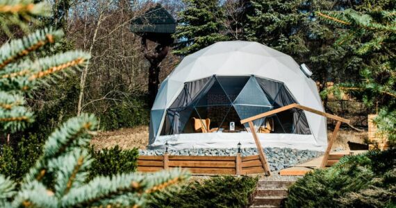 Ubytování v bublině - Glamping Bahenec