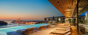 Výhled na Rovinj z hotelu Grand Park Hotel Rovinj by Maistra Collection