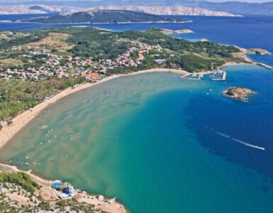 Pláž Paradise Beach, ostrov Rab