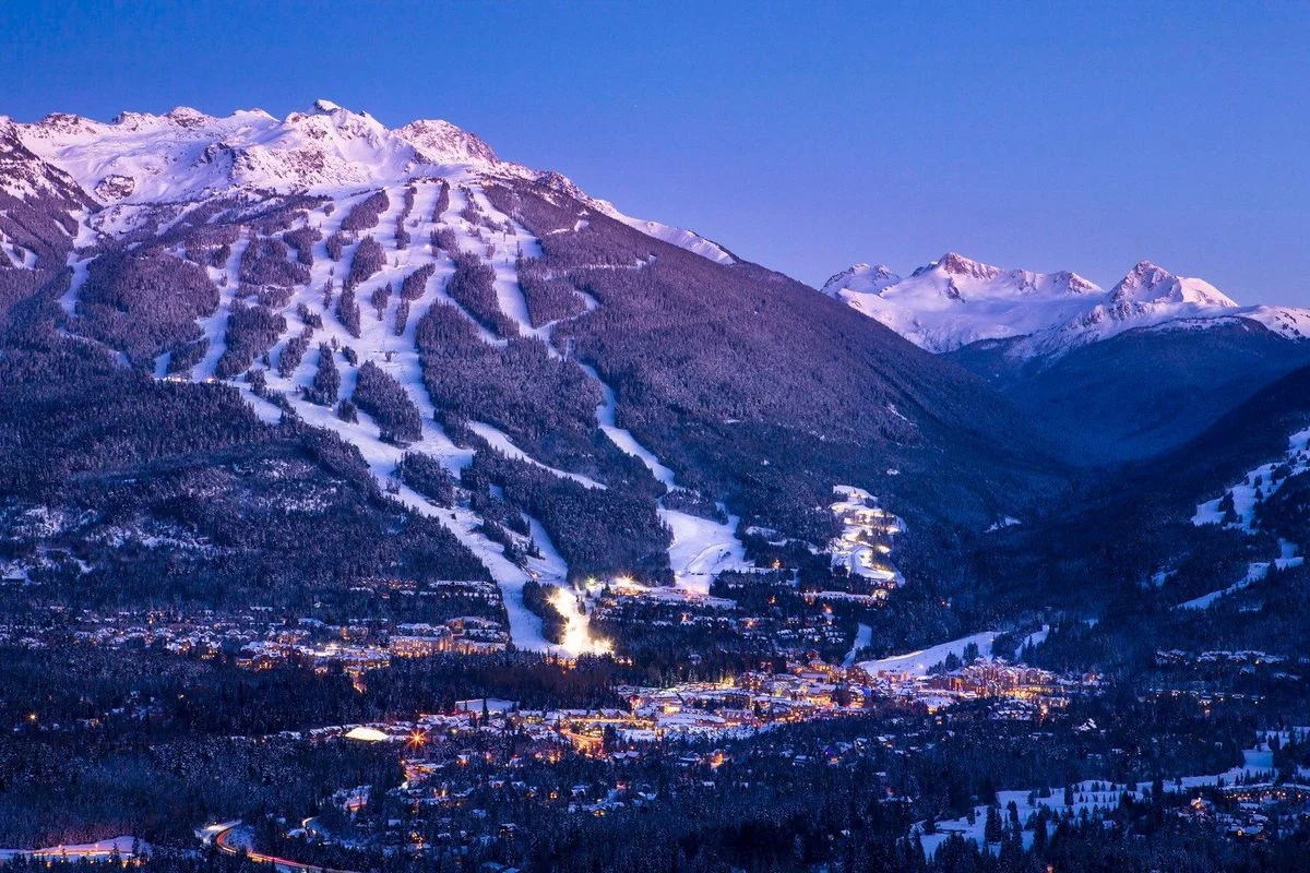 Lyžování Kanada letecky - letovisko Whistler