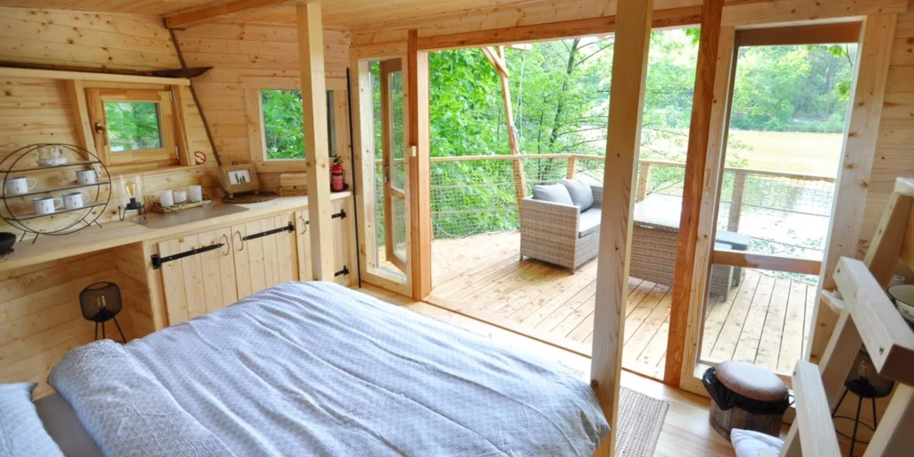 Treehouse Český ráj s loďkou