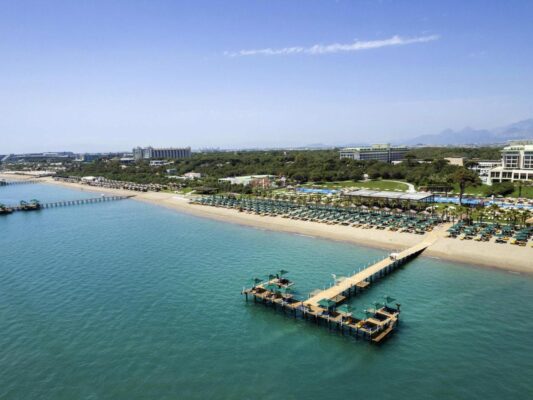 Rixos Premium Belek – pohled na hotelový areál