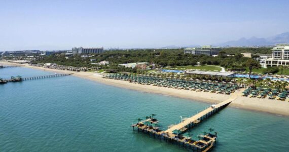 Rixos Premium Belek – pohled na hotelový areál